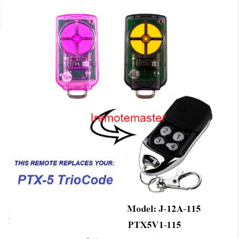 Für PTX5 V1 TrioCode Gate Remote Door Replacement 433,92 MHz Rolling Code