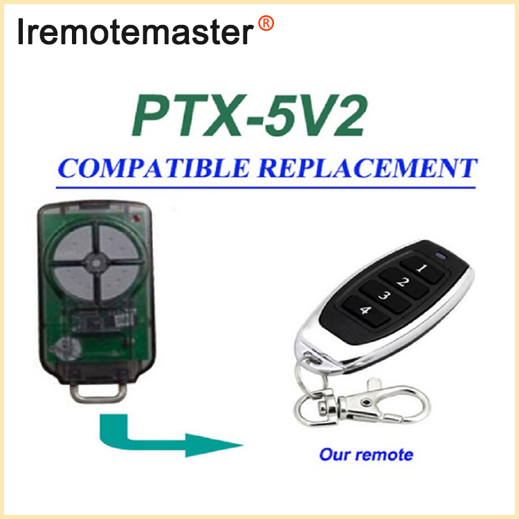 Für PTX5V2 PTX-5 Garagentor Fernbedienung Ersatz 433,92MHz